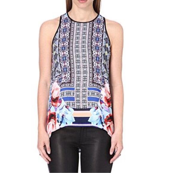 Clover Canyon Byzantine Scarf Top in Multi Sz S - Picture 1 of 9